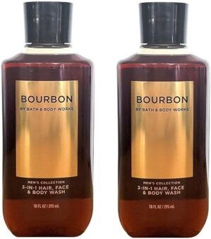 Bath & Body Works Bourbon 3-in-1 Hair, Face & Body Wash