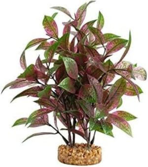 Fluval Broad Leaf Red Ludwigia Plastic Plant