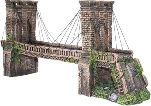 Penn-Plax Brooklyn Bridge Model For Large Aquariums