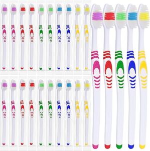 Lingito Bulk Toothbrush Set, Medium-Soft, Multi-Color