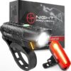 NP NIGHT PROVISION BX-300 Rechargeable Bike Light Set