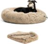 Best Friends by Sheri Calming Shag Donut Cuddler Bed + Blanket