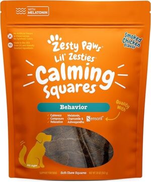 Zesty Paws Calming Soft Chews for Dog Anxiety Relief