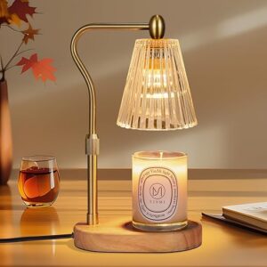 seenlast Candle Warmer Lamp With Timer Dimmer