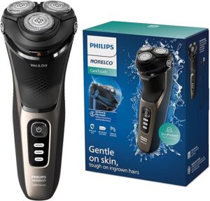 Philips Norelco CareTouch Rechargeable Wet & Dry Electric Shaver S3242/90