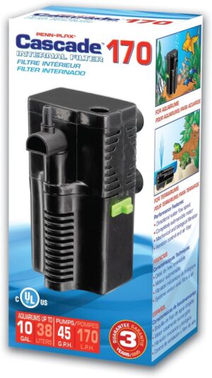 Penn-Plax Cascade 170 Internal Filter For Aquariums