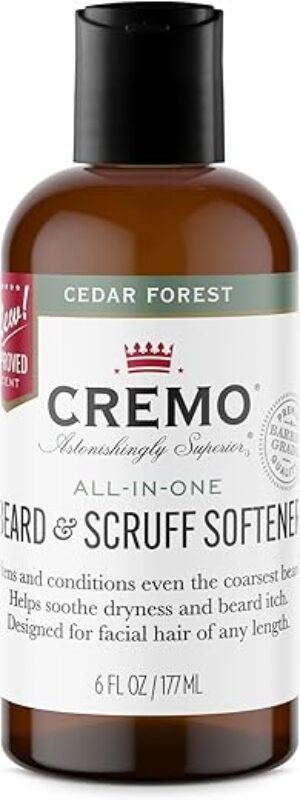 Cremo Cedar Forest Beard & Scruff Softener, 6 Oz