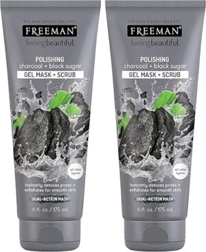 Freeman Charcoal & Black Sugar Gel Mask Scrub