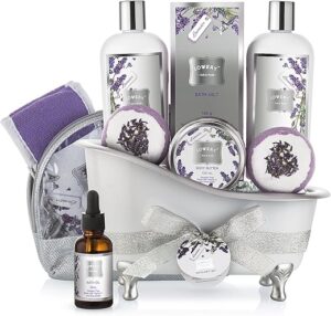 LOVERY Christmas Bath Gift Set: Lavender & Jasmine