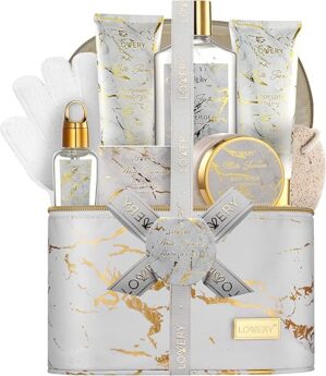 LOVERY Christmas Spa Gift Basket for Women