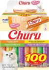 INABA Churu Cat Treats, Creamy Purée, Chicken Variety