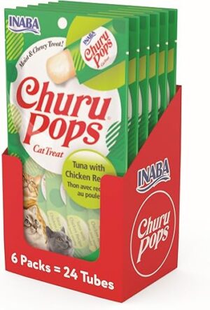 INABA Churu Pops Moist Chewy Tuna Cat Treats