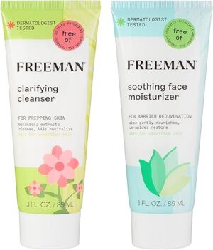Freeman Clarifying Cleanser & Soothing Facial Moisturizer