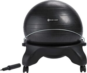 Gaiam Classic Backless Balance Ball Chair
