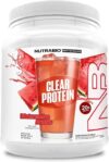 NutraBio Clear Whey Isolate Protein Powder, Watermelon Breeze