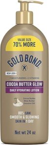 Gold Bond Cocoa Butter Glow Daily Lotion, 24 oz