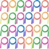 YACAISI Colorful Jump Ropes, 7.3 Feet, 24 Pack