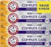 Arm & Hammer Complete Care Toothpaste, Fresh Mint, 4-Pack
