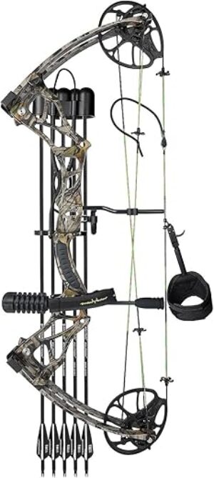 motion zeus Compound Bow Package, Adjustable 0-70LBS