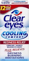 Clear Eyes Cooling Comfort Redness Eye Drops, 0.5 Ounce