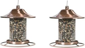 Perky-Pet Copper Panorama Bird Feeder
