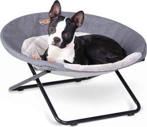 K&H Pet Products Cozy Cot Elevated Pet Bed, Gray