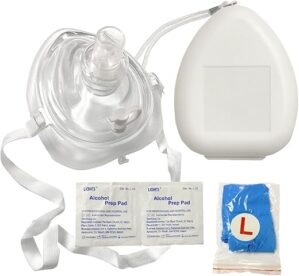 Kemp USA CPR Mask Kit in Hard Case