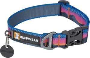 Ruffwear Crag Dog Collar, Reflective, Alpine Dusk