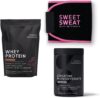 Sports Research Creatine, Chocolate Whey Protein, Waist Trimmer