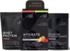 Sports Research Creatine Monohydrate, Electrolytes Packets, Chocolate Whey Protein
