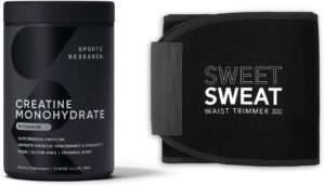 Sports Research Creatine Monohydrate & Waist Trimmer (Medium)
