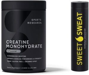 Sports Research Creatine Monohydrate & Workout Enhancer Gel