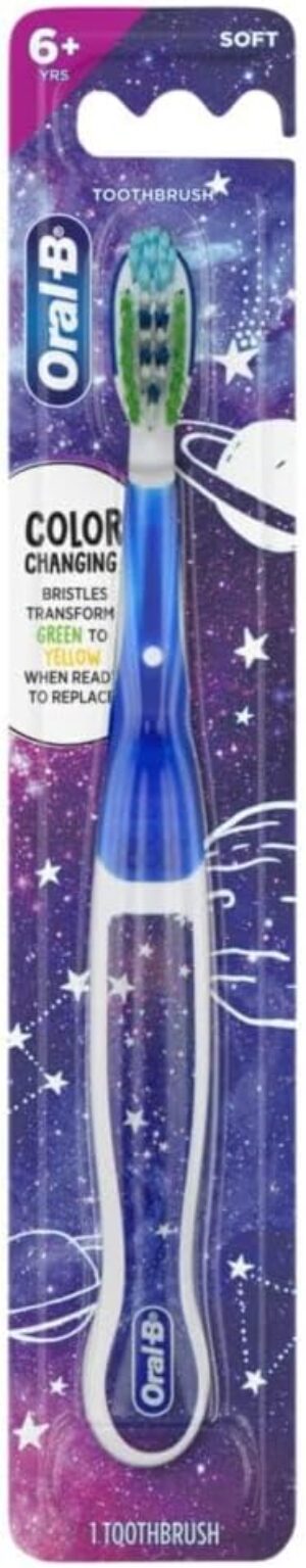 Oral-B Cross Action Kids Toothbrush, Soft Bristles