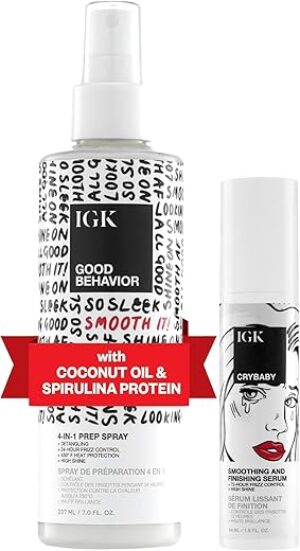 Crybaby Anti-Frizz Serum + Good Behavior Prep Spray
