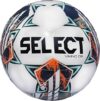 Select DB Soccer Ball, White/Teal/Orange V24, Size 4