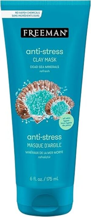 Freeman Dead Sea Mineral & Lavender Mask, Unclog Pores, 6 fl
