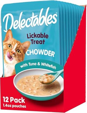 Hartz Delectables Chowder Tuna & Whitefish Treats