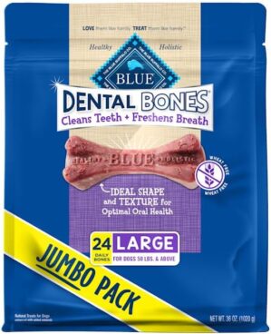 Blue Buffalo Dental Bones Large Natural Chew Treats
