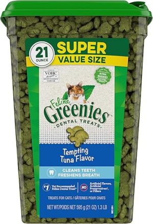 Greenies Dental Care Cat Treats, Tuna Flavor