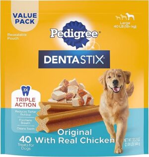 Pedigree Dentastix Large Dog Dental Treats, 2.08 lb