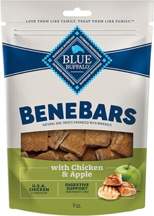 Blue Buffalo Digestive Support Dog Treats, Chicken & Apple