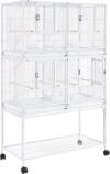 Yaheetech Divided Breeder Bird Cage with Stand