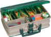 Plano Double Sided Satchel, Sandstone & Green (112000)