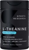 Sports Research Double Strength L-Theanine Suntheanine Softgels