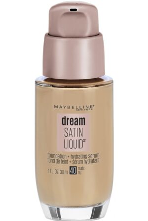 MAYBELLINE Dream Satin Liquid Foundation, Nude, 1 fl. oz