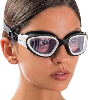 AqtivAqua DX Wide View Swim Goggles, Anti Fog