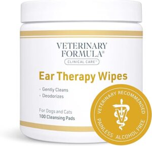 Veterinary Formula Ear Therapy Wipes, 100ct – Cat And Dog Ear Cleaner