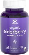 Sports Research Elderberry Gummies with Vitamin C & Zinc