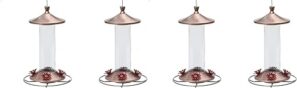 Perky-Pet Elegant Copper Glass Hummingbird Feeder - 710B