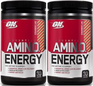 Optimum Nutrition Essential Amino Energy, Strawberry Lime, 2 x 30 Servings